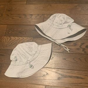 2 Jan and Jul med(6-18 months) grow with me bucket hats